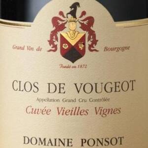 Domaine Ponsot Clos de Vougeot Cuvee Vieilles Vignes Grand Cru 2014