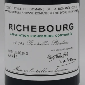 Domaine de la Romanee-Conti Richebourg Grand Cru 2002